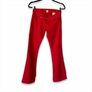 Lucky Brand Lil Maggie Red Flare Denim Jeans